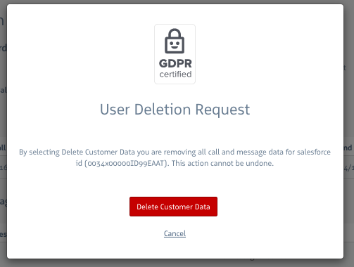 Deletion Modal