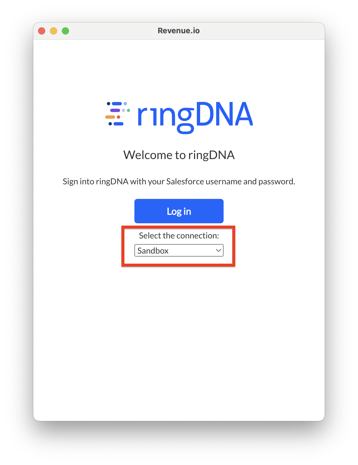 Sandbox Setup Step 1