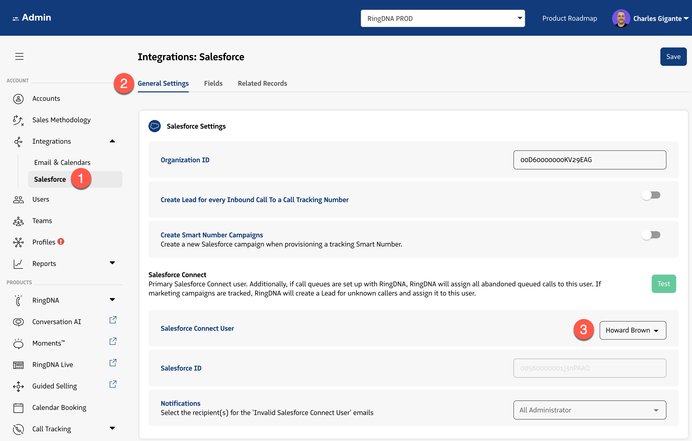 Salesforce Connect Setup