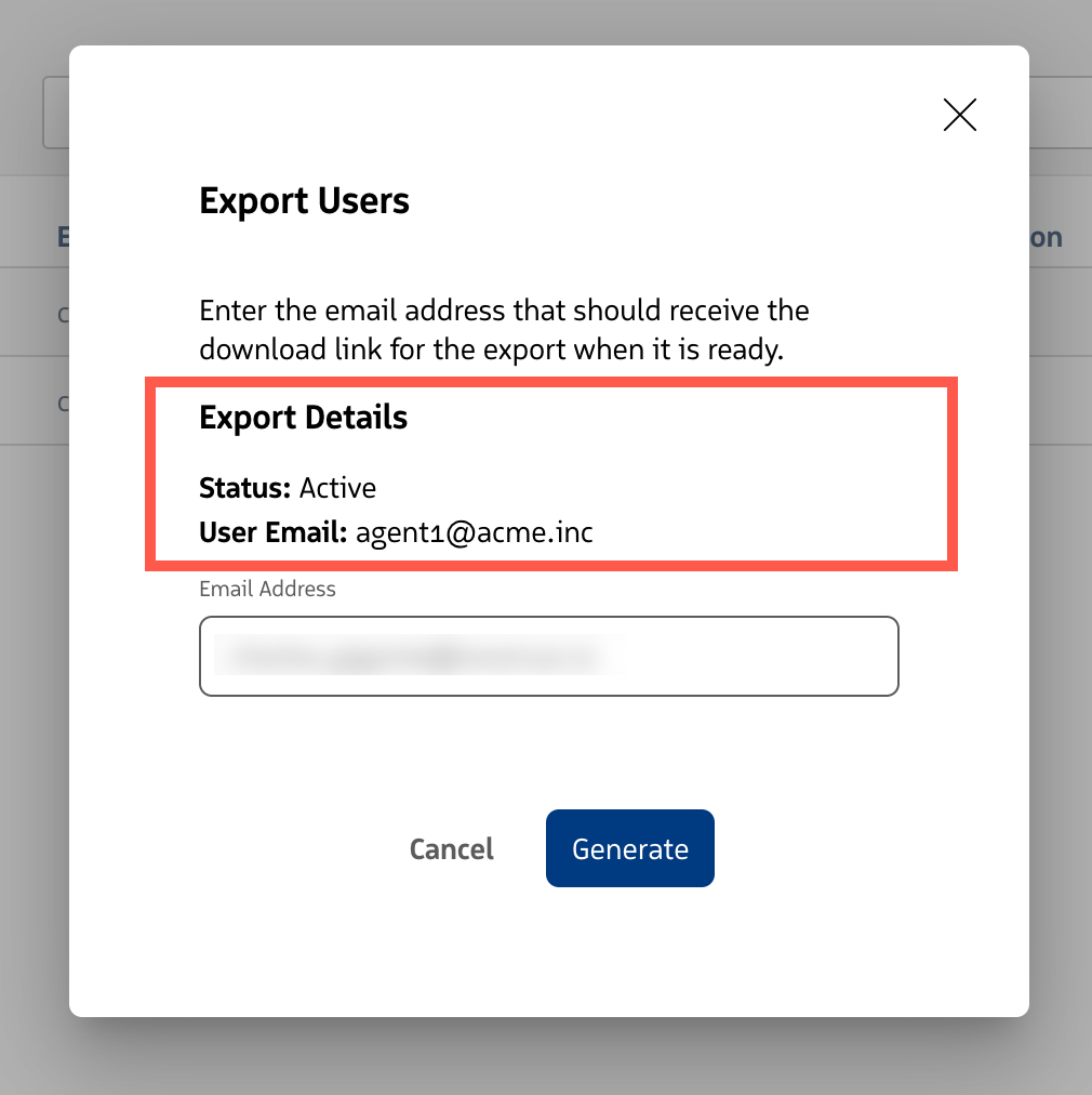Export Details