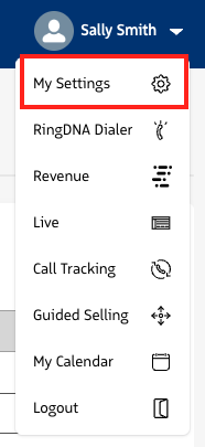 my settings
