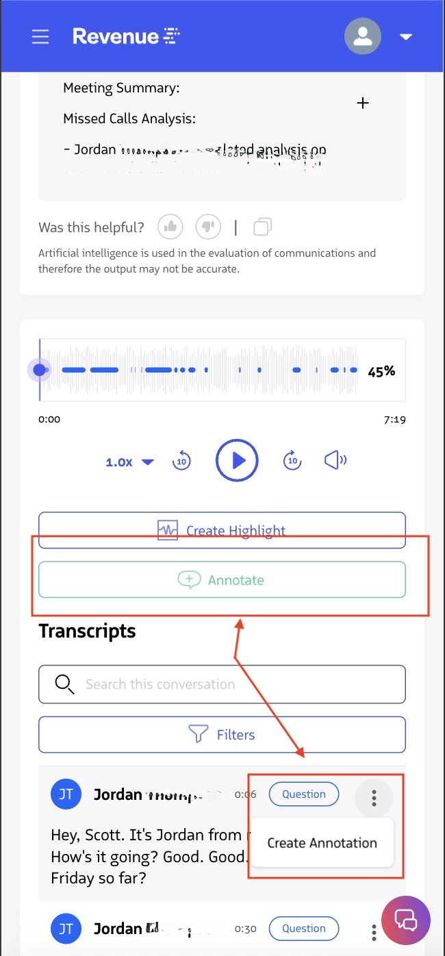 Create Annotation on mobile web