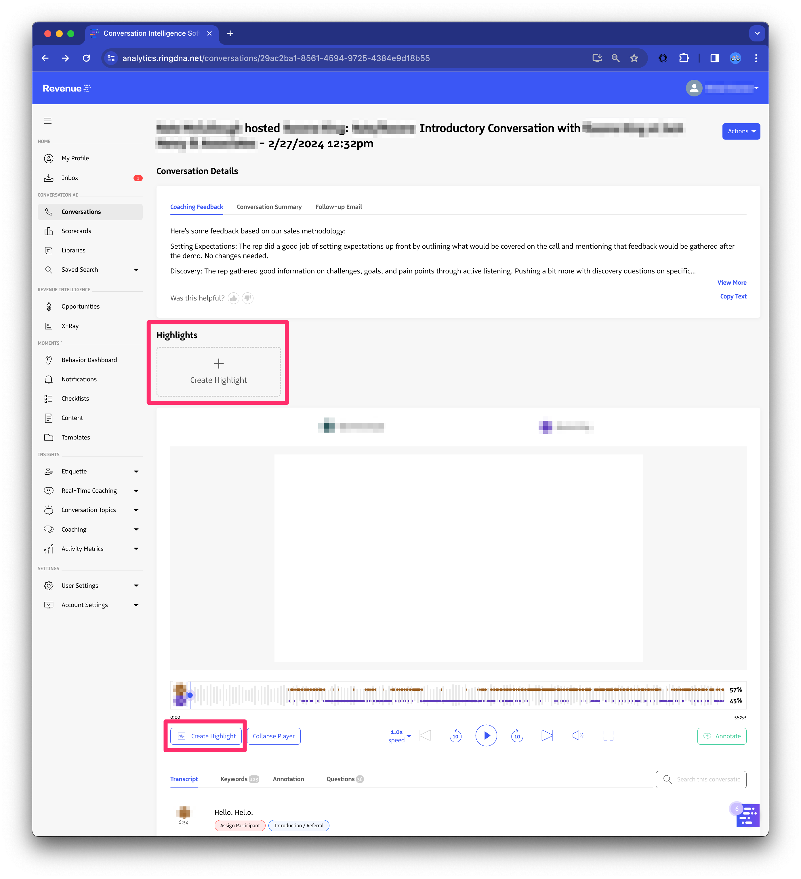 Create Highlight Button