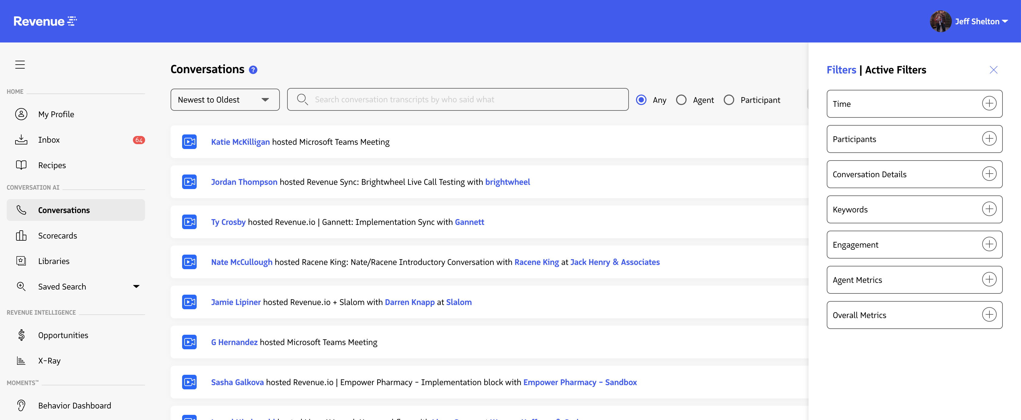 Conversation details