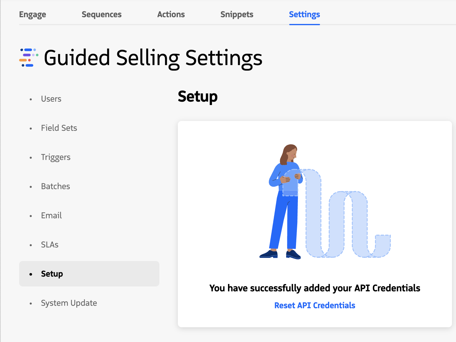 Reset API Credentials