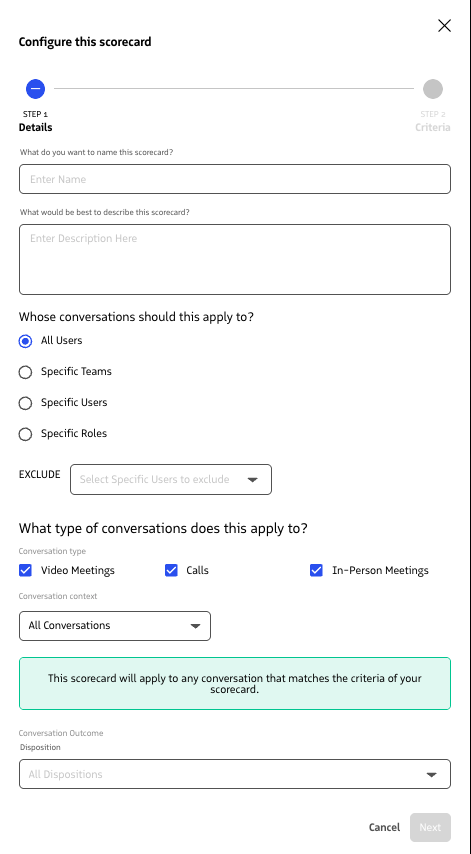 Scorecard targeting