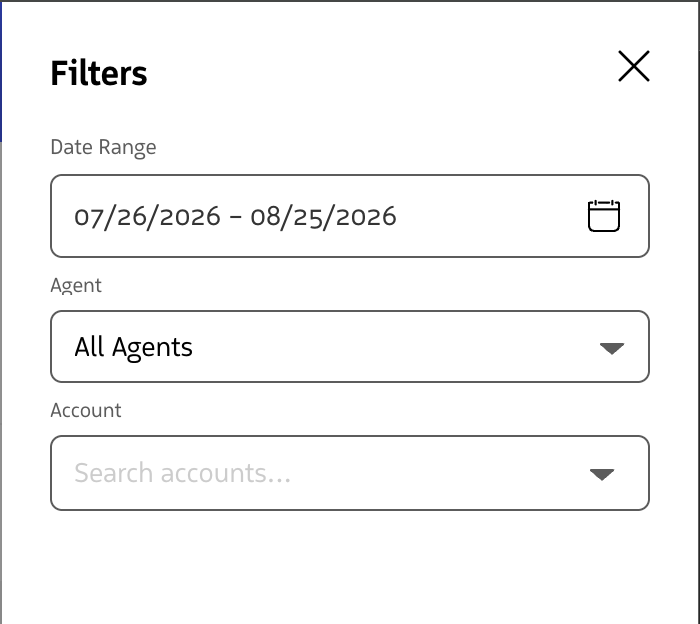 Filters for Conversation Agents in My Profile