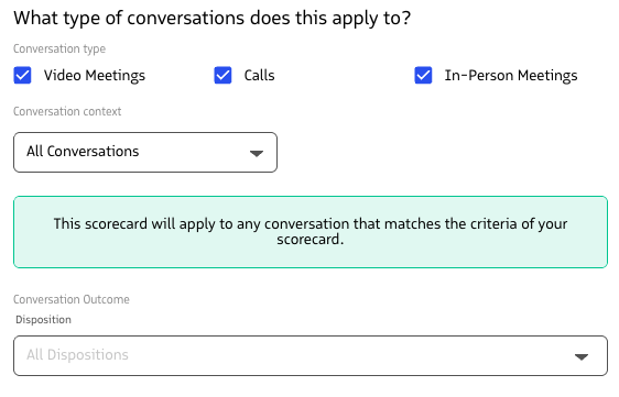 Targeting all conversations