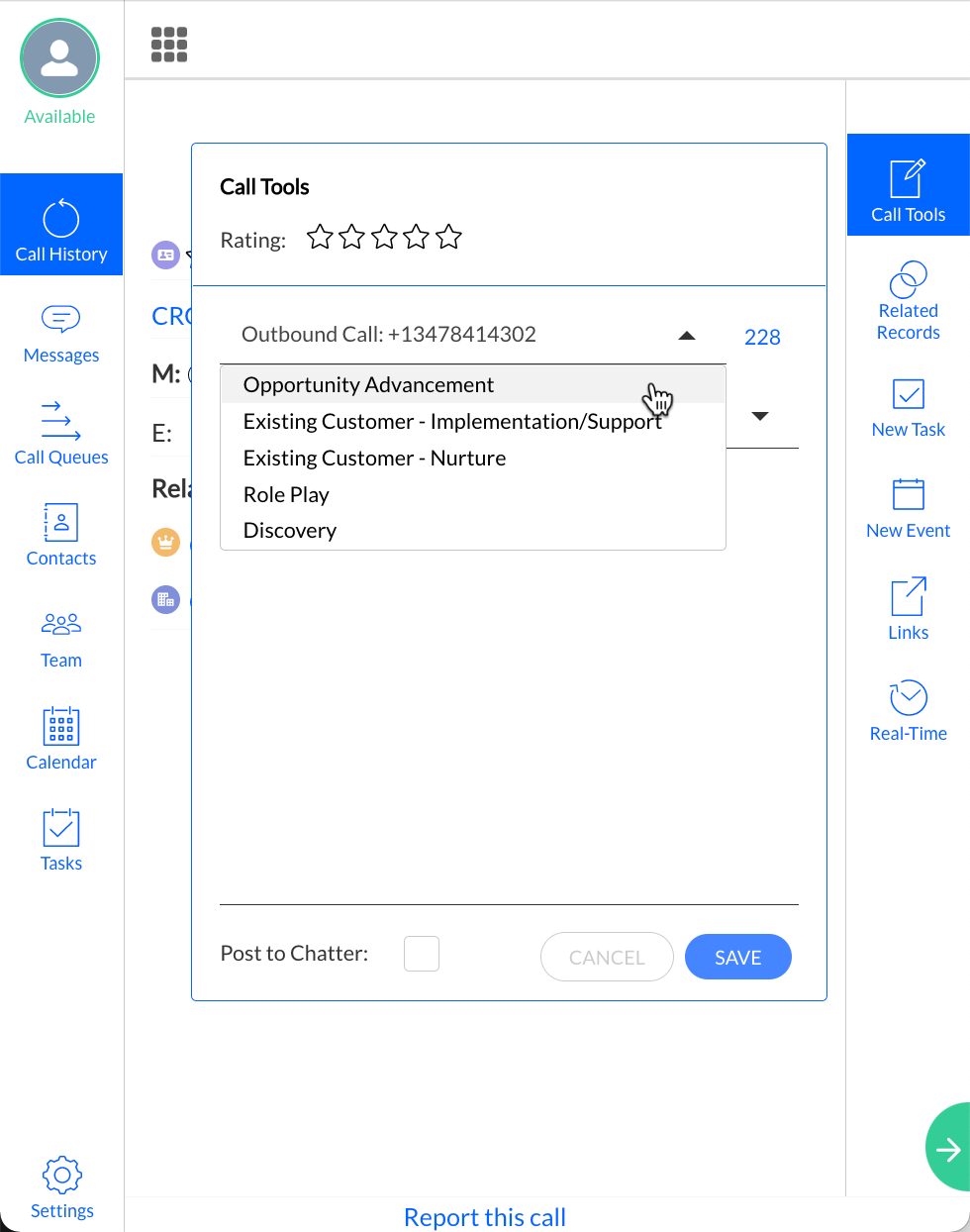 Call notes