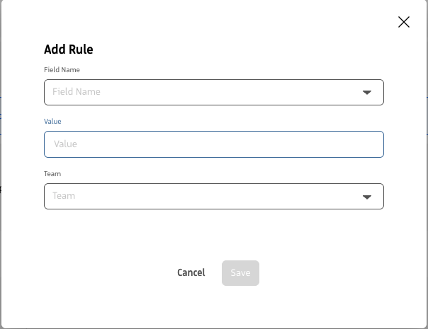 Hot Leads add rule modal